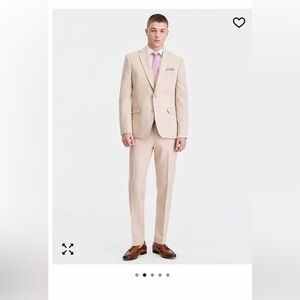 NWT Bar III Men’s Linen Pale Pink Suit